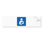 Breastfeeding Icon bumper stickers