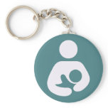 Breastfeeding Icon - Mauve keychains