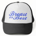 (Breastfeeding is best for baby! hats