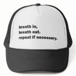breath in breath out hats