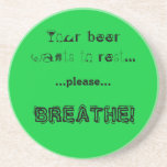 BREATHE! POSAVASOS CERVEZA