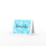 Breathe-note card