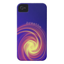 "Breathe" Swirling Light iPhone 4 Covers