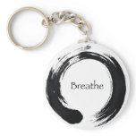 Breathe with Enso symbol Keychain