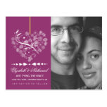 Breathless SAVE THE DATE Postcard- berry