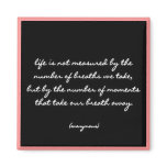 "Breaths" Quote magnets
