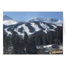 Breckenridge Ski Slopes Card
