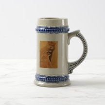 "Breeding Lions" Beer Stein Coffee Mug