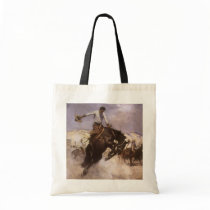 Breezy Riding by WHD Koerner, Vintage Rodeo Cowboy Bag
