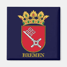 Bremen COA Refrigerator Magnets
