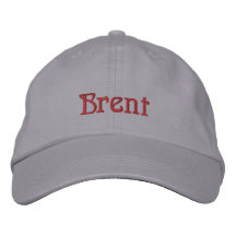 BRENT Name Designer Cap Embroidered Baseball Caps