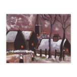 BRETON VILLAGE SNOWSCENE POSTCARDS