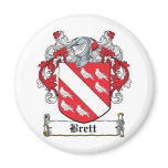 Brett Family Crest magnets