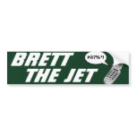 Brett (Favre) the Jet bumper stickers