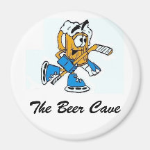 brew logo, The Beer Cave Fridge Magnets