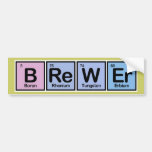 Brewer made of Elements Bumper Sticker