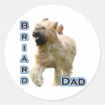 Briard Dad 4 - Sticker