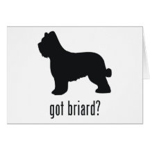 Briard Greeting Card
