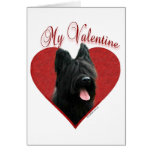 Briard My Valentine Note Card