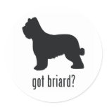 Briard stickers