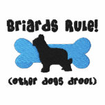 Briards Rule Embroidered Shirt (Polo Shirt) embroidered shirts