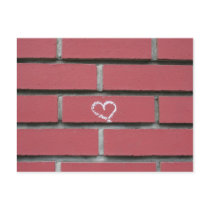 Brick Heart Postcards