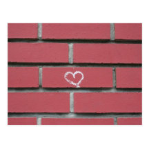 Brick Heart Postcards