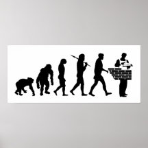 Brick layer Mason Brickies gifts Posters