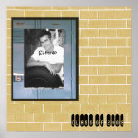Brick & Locker photo graduation autograph poster