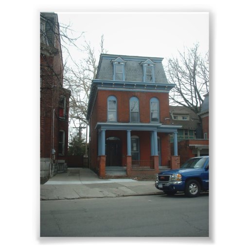 Brick Victorian House in Buffalo New York Photo Zazzle