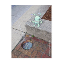 brickfishing sluggo postcard
