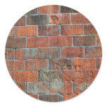 bricks round stickers