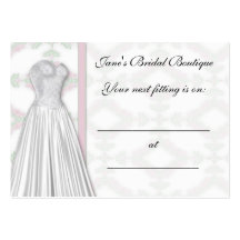 Bridal Appointment Card Business Cards