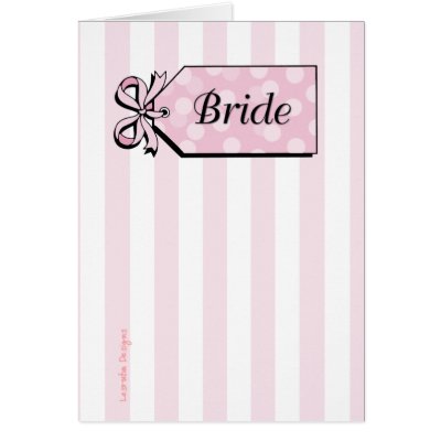 Bridal Greeting Card by lesrubaweddings