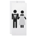 bridal couple icon rack cards