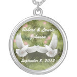 Bridal Doves Personalised Necklace