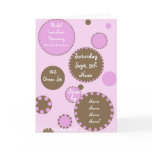 Bridal Luncheon Polka Dot cards
