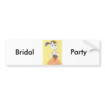 Bridal Party bumper stickers