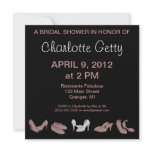 Bridal Shoes Bridal Shower Invitations
