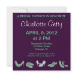 Bridal Shoes Bridal Shower Invitations
