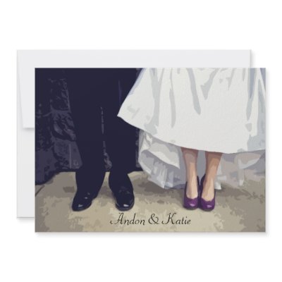 Bridal Shoes Rehearsal Invitation by PixiePrints