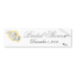 Bridal Shower Bumper Sticker  - Customised bumper stickers