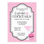 Bridal Shower Cupcakes and Cocktails Personalised Invite