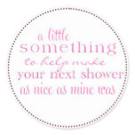 Bridal Shower Favour Tag stickers