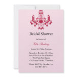 Bridal Shower Grand Ballroom Invitation (red)