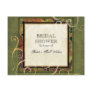Bridal Shower Invitation Autumn Grape Leaf Postcards