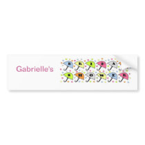 Bridal Shower Invitation Bumper Sticker