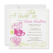 Bridal Shower Invitation - Tea