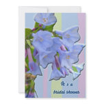 Bridal Shower Invitation Virginia Bluebells