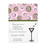 Bridal Shower -Martini postcards